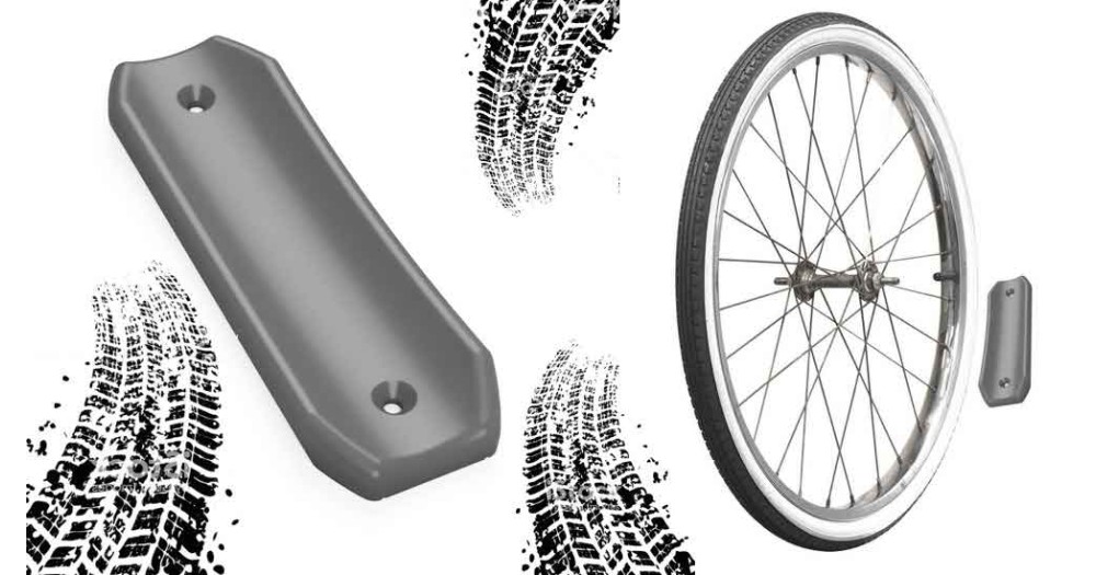 Fietsbandenbak – muurbeschermer - Geschikt voor elk type fietsband
